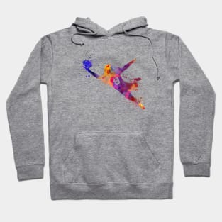 American football in watercolor Hoodie